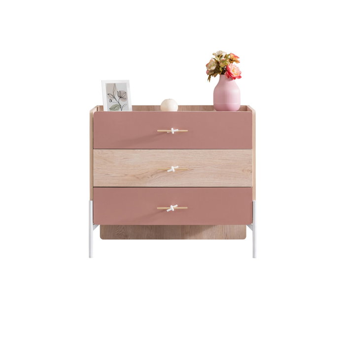 Hanah Home Cómoda Rosetta Marrón y Rosa